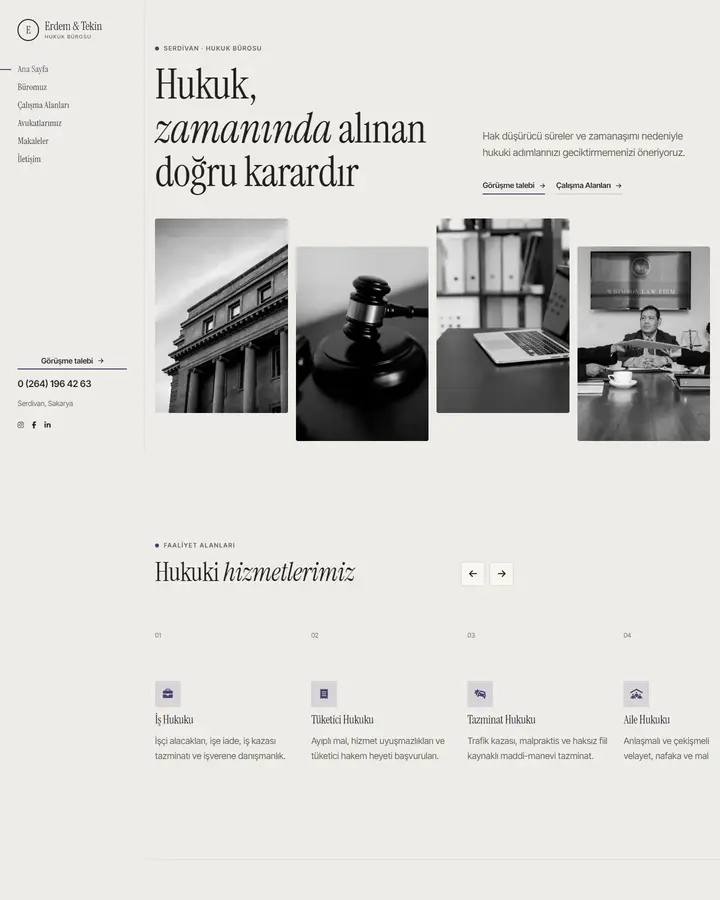 Tema 05 – Minimal tasarım önizlemesi