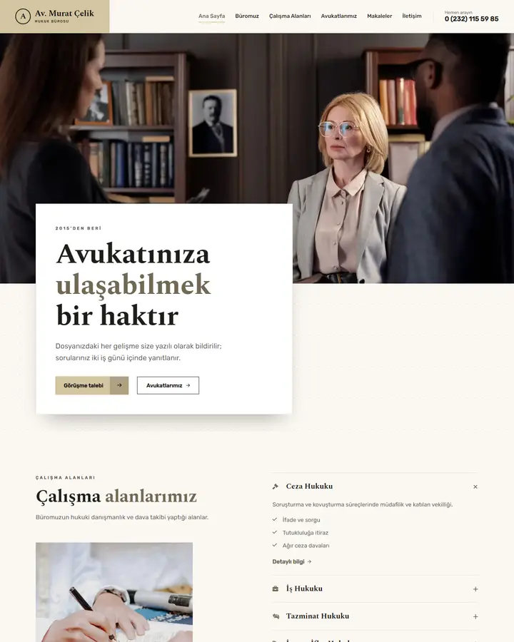 Tema 06 – Klasik Kurumsal tasarım önizlemesi