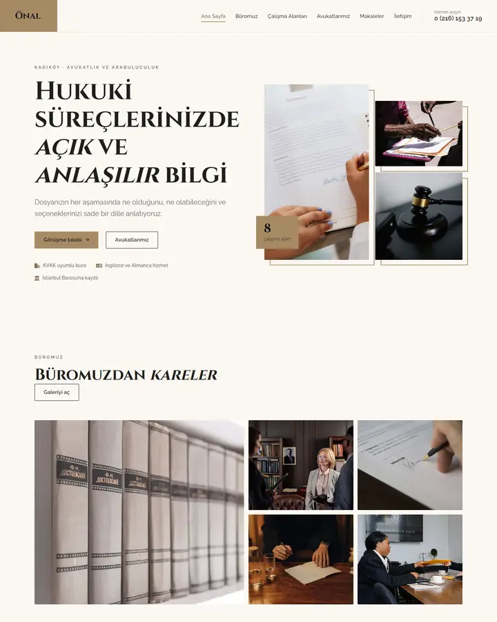 Tema 25 – Klasik Kurumsal tasarım önizlemesi