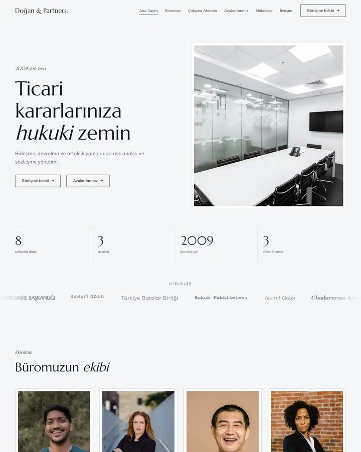 Tema 27 – Klasik Kurumsal tasarım önizlemesi