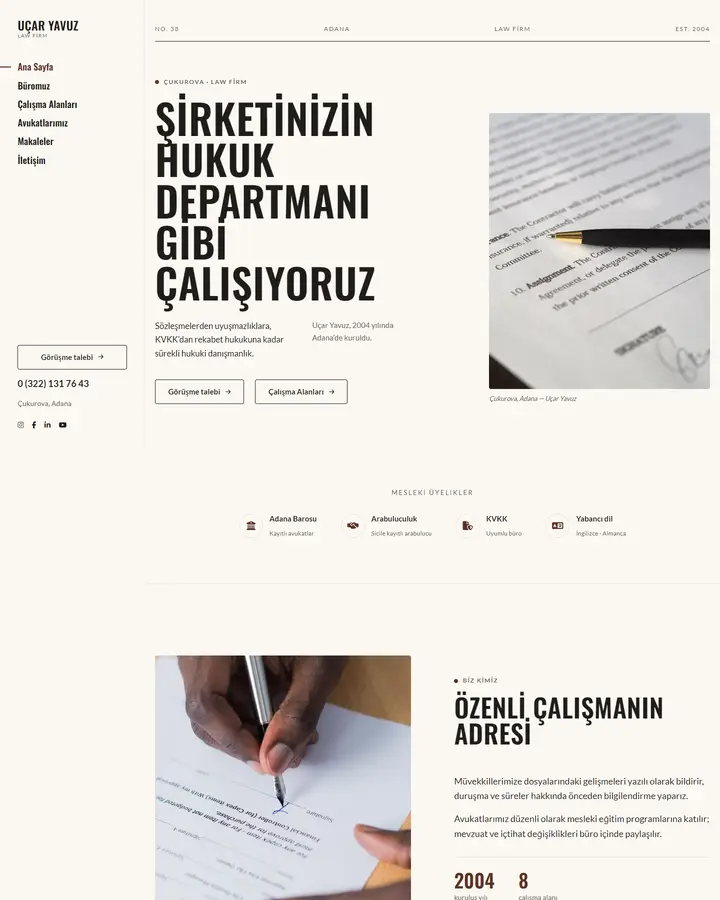 Tema 38 – Minimal tasarım önizlemesi