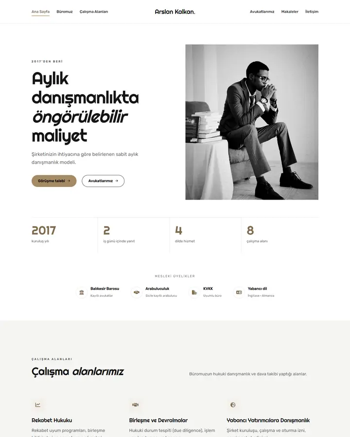 Tema 44 – Minimal tasarım önizlemesi